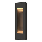 Hubbardton Forge 2023 Coastal Natural Iron Coastal Dark Smoke Procession Small Outdoor Sconce