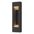 Hubbardton Forge 2023 Coastal Natural Iron Coastal Black Procession Small Outdoor Sconce