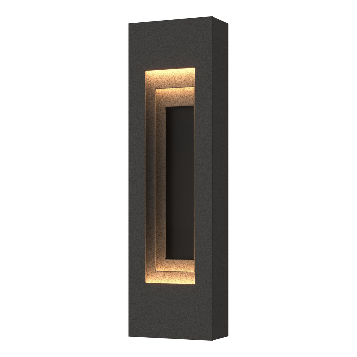 Hubbardton Forge 2023 Coastal Natural Iron Coastal Black Procession Small Outdoor Sconce