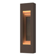 Hubbardton Forge 2023 Coastal Bronze Coastal Natural Iron Procession Small Outdoor Sconce