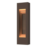 Hubbardton Forge 2023 Coastal Bronze Coastal Dark Smoke Procession Small Outdoor Sconce