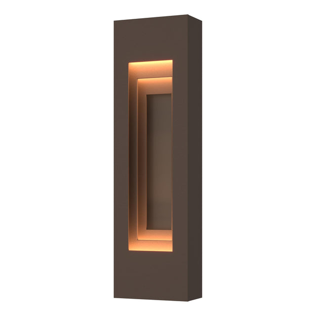 Hubbardton Forge 2023 Coastal Bronze Coastal Dark Smoke Procession Small Outdoor Sconce