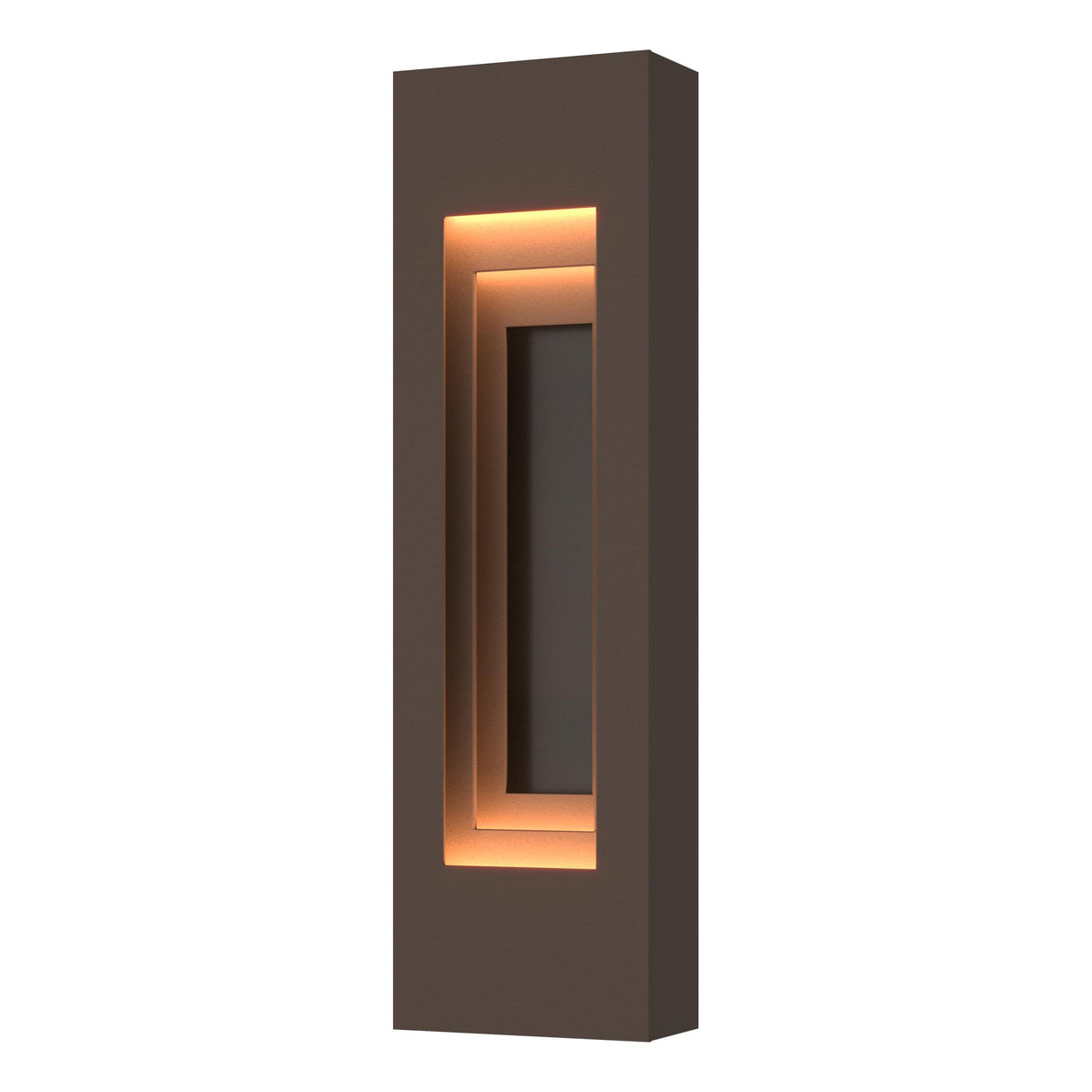 Hubbardton Forge 2023 Coastal Bronze Coastal Oil Rubbed Bronze Procession Small Outdoor Sconce