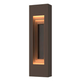 Hubbardton Forge 2023 Coastal Bronze Coastal Oil Rubbed Bronze Procession Small Outdoor Sconce