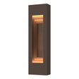 Hubbardton Forge 2023 Coastal Bronze Coastal Bronze Procession Small Outdoor Sconce