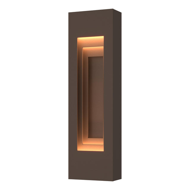 Hubbardton Forge 2023 Coastal Bronze Coastal Bronze Procession Small Outdoor Sconce