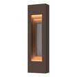 Hubbardton Forge 2023 Coastal Bronze Coastal Burnished Steel Procession Small Outdoor Sconce