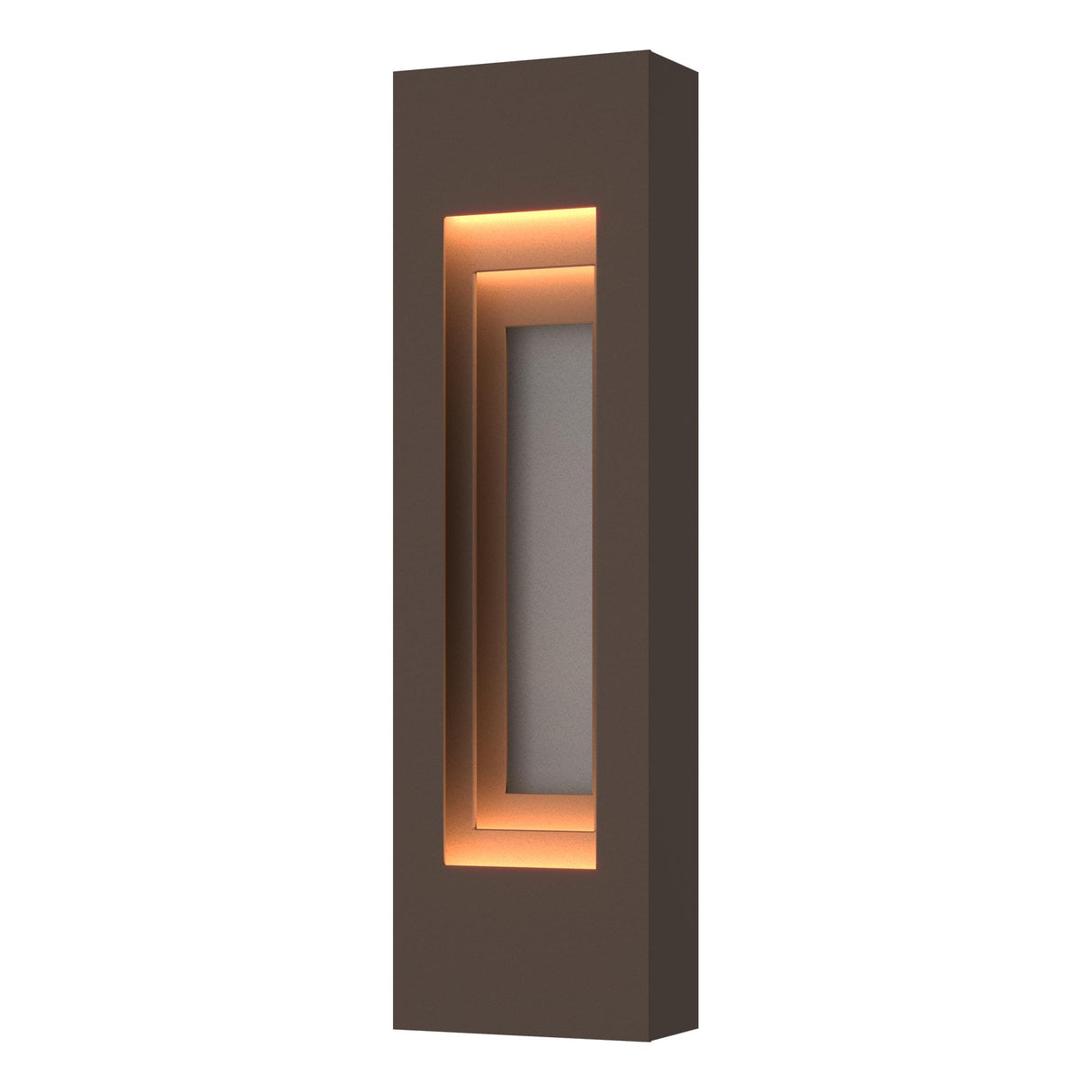 Hubbardton Forge 2023 Coastal Bronze Coastal Burnished Steel Procession Small Outdoor Sconce