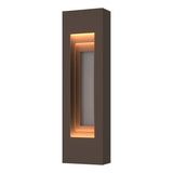 Hubbardton Forge 2023 Coastal Bronze Coastal Burnished Steel Procession Small Outdoor Sconce