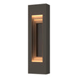 Hubbardton Forge 2023 Coastal Dark Smoke Coastal Oil Rubbed Bronze Procession Small Outdoor Sconce