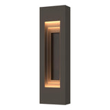 Hubbardton Forge 2023 Coastal Dark Smoke Coastal Oil Rubbed Bronze Procession Small Outdoor Sconce
