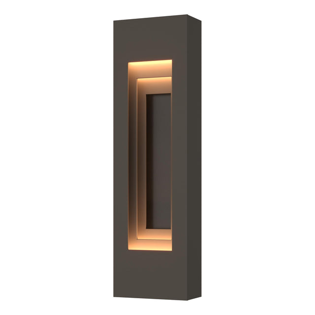 Hubbardton Forge 2023 Coastal Dark Smoke Coastal Oil Rubbed Bronze Procession Small Outdoor Sconce