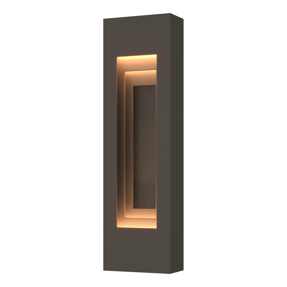 Hubbardton Forge 2023 Coastal Dark Smoke Coastal Natural Iron Procession Small Outdoor Sconce