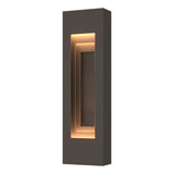Hubbardton Forge 2023 Coastal Dark Smoke Coastal Natural Iron Procession Small Outdoor Sconce