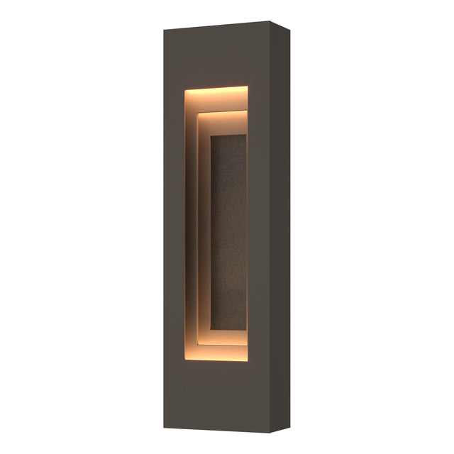 Hubbardton Forge 2023 Coastal Dark Smoke Coastal Natural Iron Procession Small Outdoor Sconce