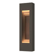 Hubbardton Forge 2023 Coastal Dark Smoke Coastal Bronze Procession Small Outdoor Sconce