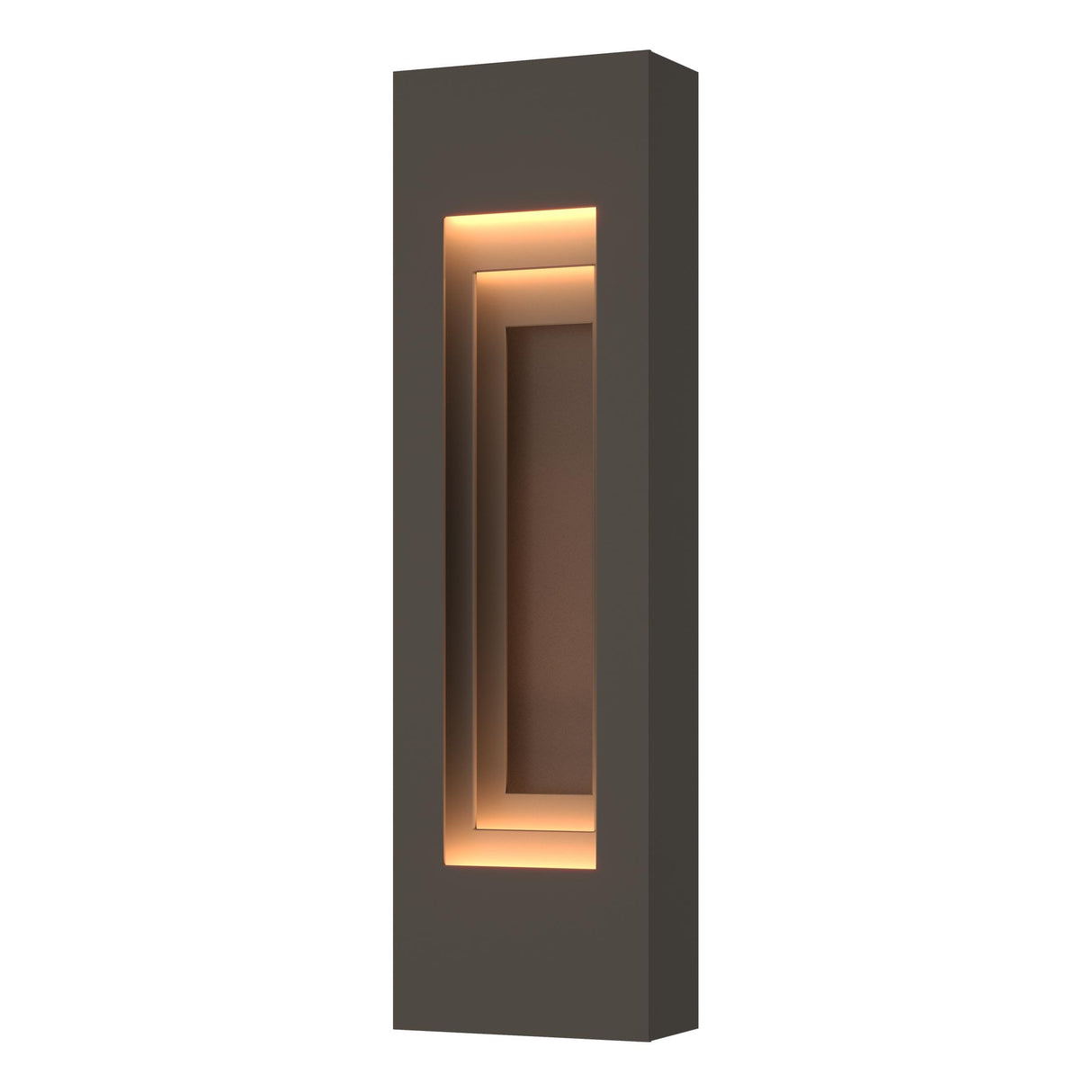 Hubbardton Forge 2023 Coastal Dark Smoke Coastal Bronze Procession Small Outdoor Sconce