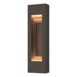Hubbardton Forge 2023 Coastal Dark Smoke Coastal Dark Smoke Procession Small Outdoor Sconce