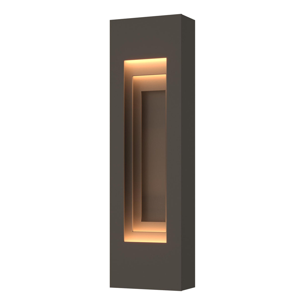 Hubbardton Forge 2023 Coastal Dark Smoke Coastal Dark Smoke Procession Small Outdoor Sconce