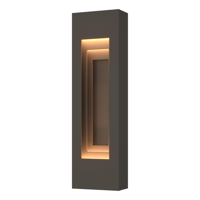 Hubbardton Forge 2023 Coastal Dark Smoke Coastal Dark Smoke Procession Small Outdoor Sconce
