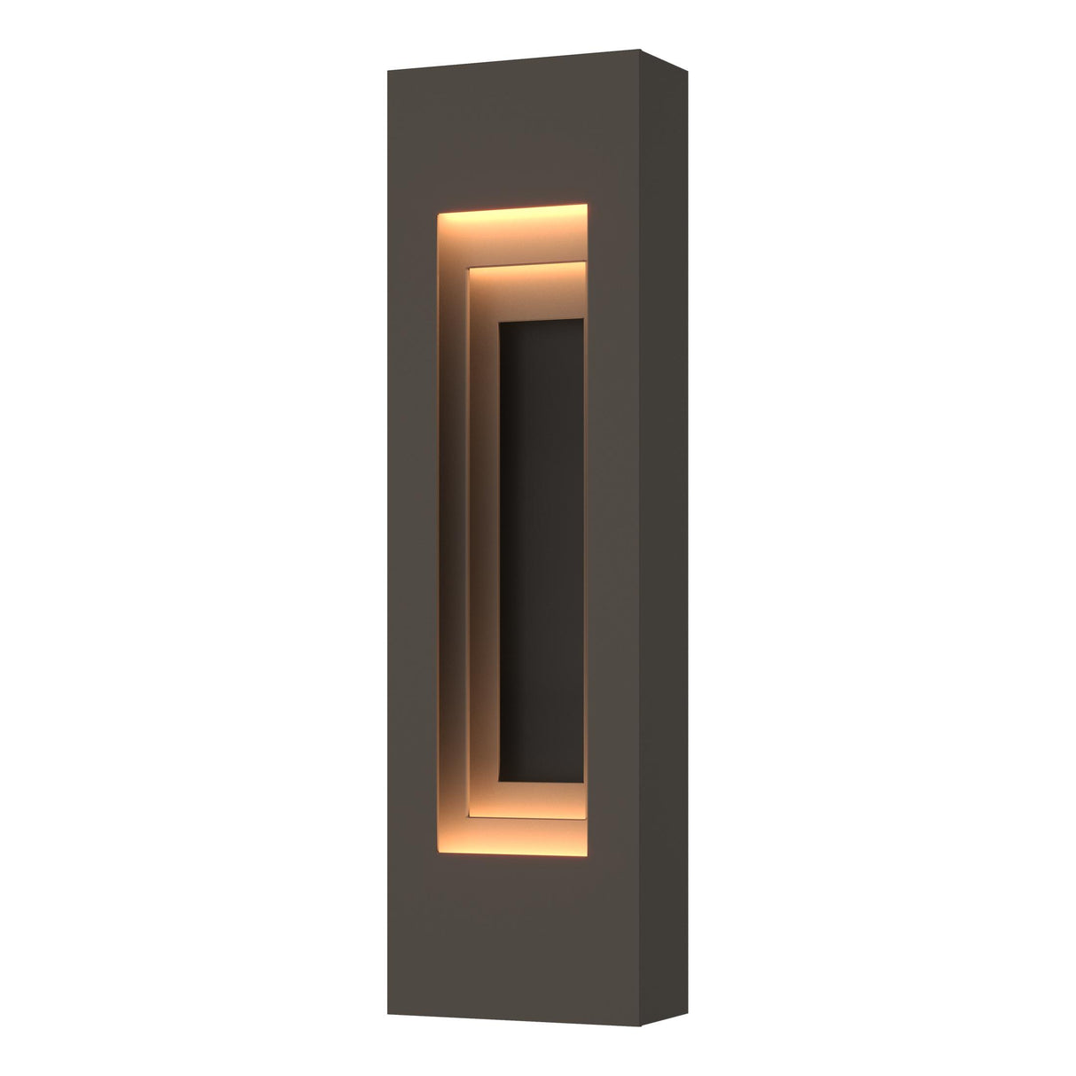 Hubbardton Forge 2023 Coastal Dark Smoke Coastal Black Procession Small Outdoor Sconce