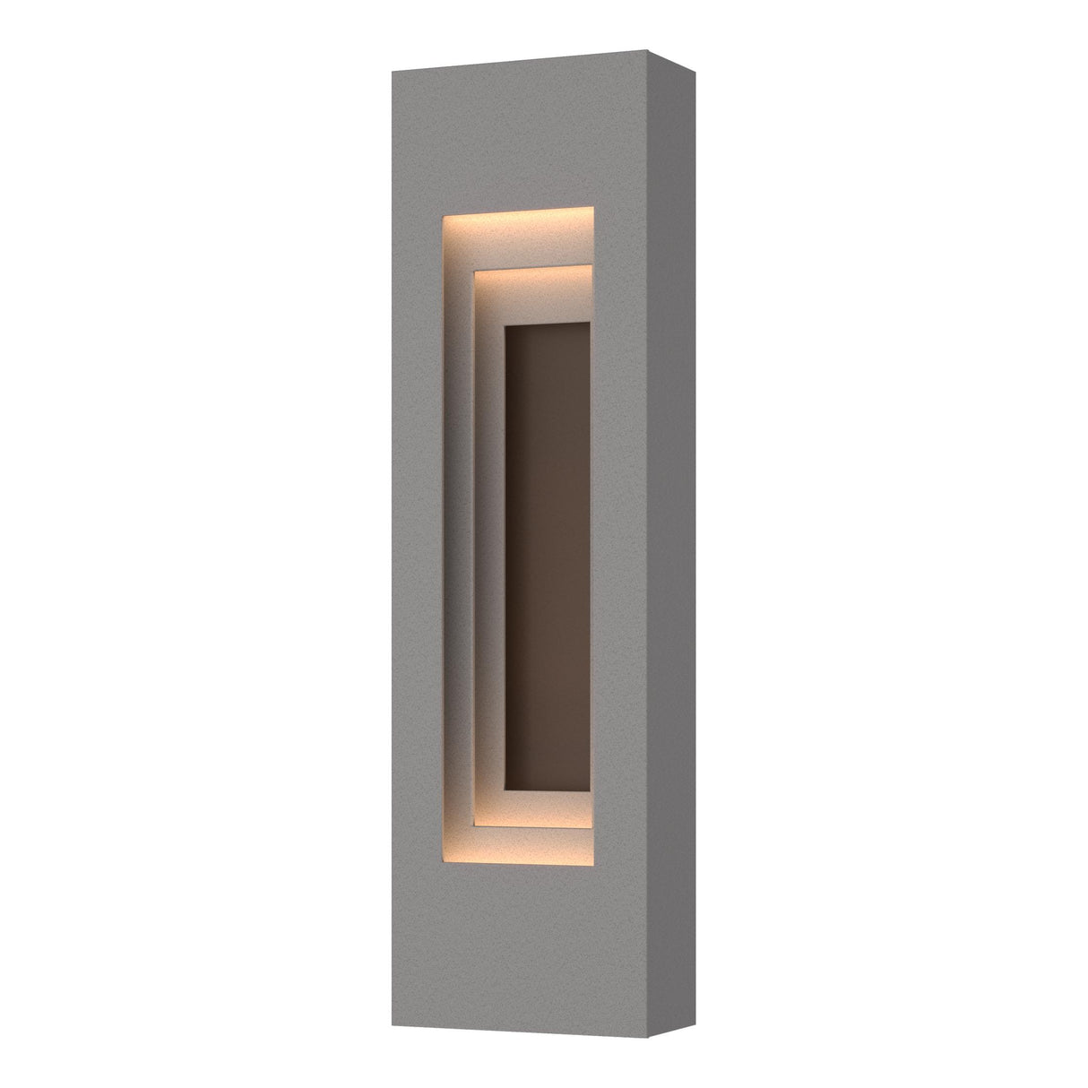 Hubbardton Forge 2023 Coastal Burnished Steel Coastal Bronze Procession Small Outdoor Sconce