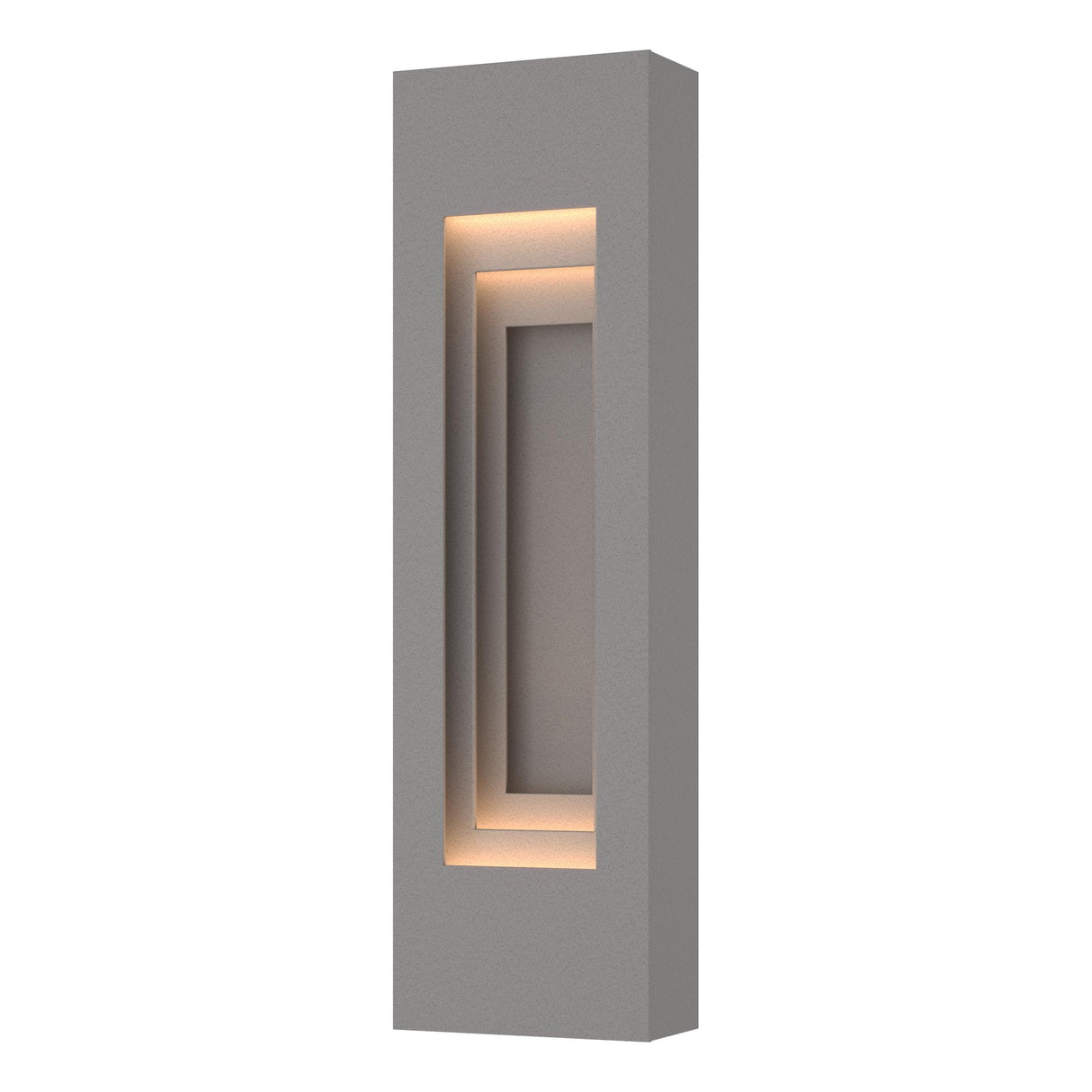 Hubbardton Forge 2023 Coastal Burnished Steel Coastal Burnished Steel Procession Small Outdoor Sconce