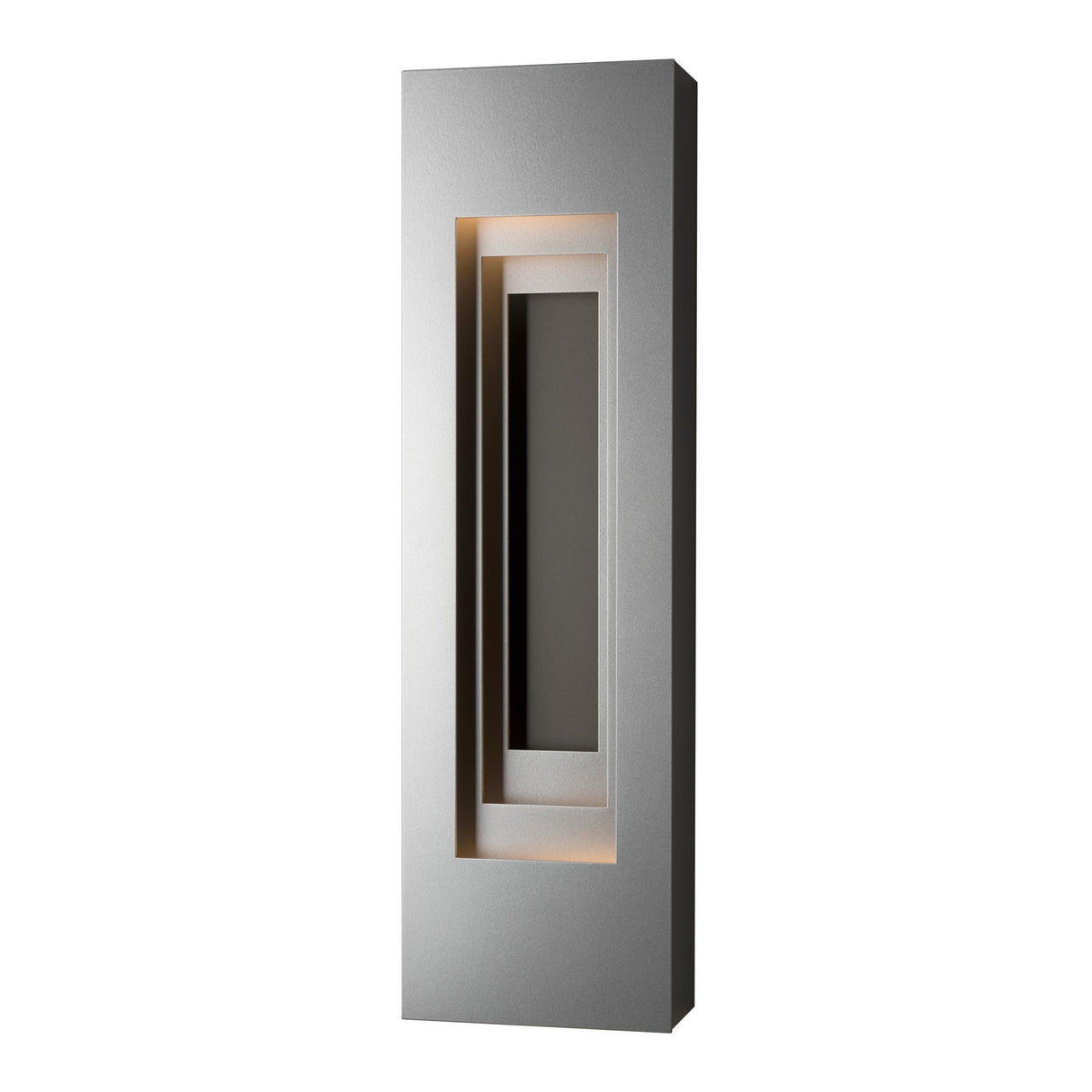 Hubbardton Forge 2023 Coastal Burnished Steel Coastal Black Procession Small Outdoor Sconce