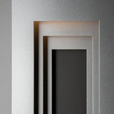 Hubbardton Forge 2023 Coastal Burnished Steel Coastal Black Procession Small Outdoor Sconce