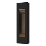 Hubbardton Forge 2023 Coastal Black Coastal Dark Smoke Procession Small Outdoor Sconce