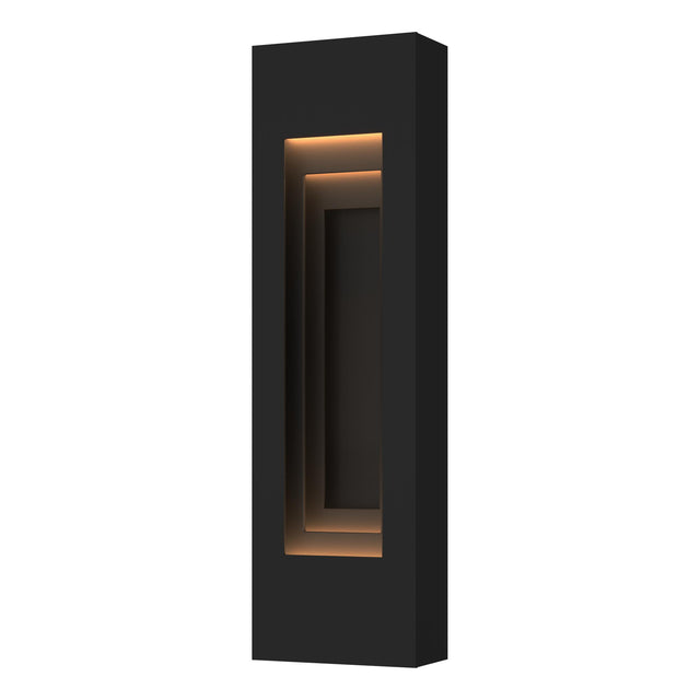 Hubbardton Forge 2023 Coastal Black Coastal Black Procession Small Outdoor Sconce