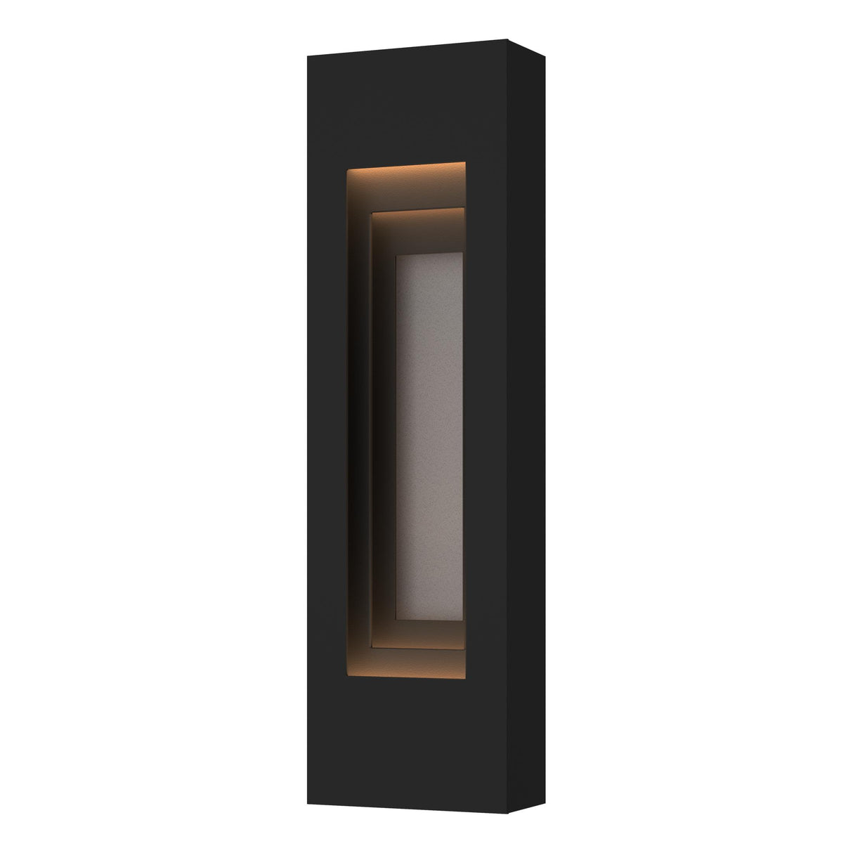 Hubbardton Forge 2023 Coastal Black Coastal Burnished Steel Procession Small Outdoor Sconce