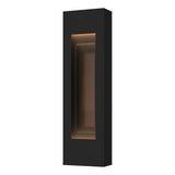 Hubbardton Forge 2023 Coastal Black Coastal Bronze Procession Small Outdoor Sconce