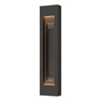 Hubbardton Forge 2023 Coastal Oil Rubbed Bronze Coastal Natural Iron Procession Large Outdoor Sconce