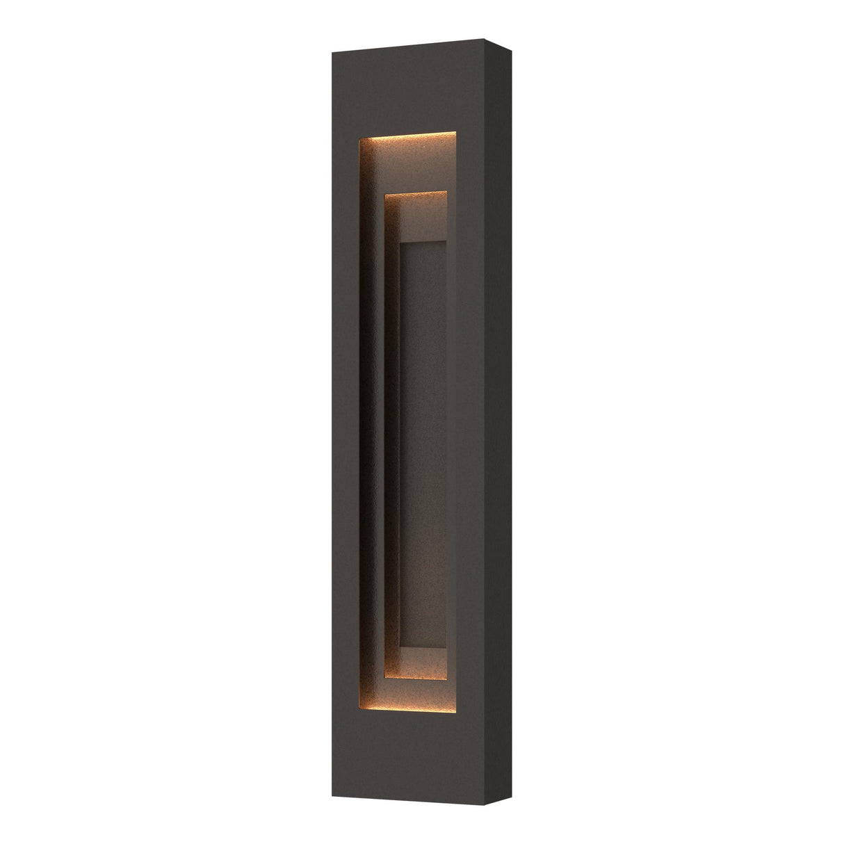 Hubbardton Forge 2023 Coastal Oil Rubbed Bronze Coastal Natural Iron Procession Large Outdoor Sconce