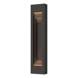 Hubbardton Forge 2023 Coastal Oil Rubbed Bronze Coastal Natural Iron Procession Large Outdoor Sconce