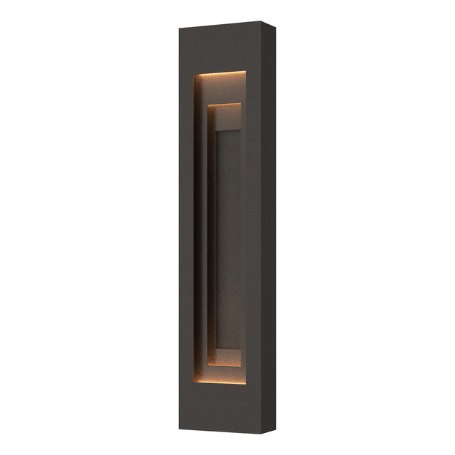 Hubbardton Forge 2023 Coastal Oil Rubbed Bronze Coastal Natural Iron Procession Large Outdoor Sconce