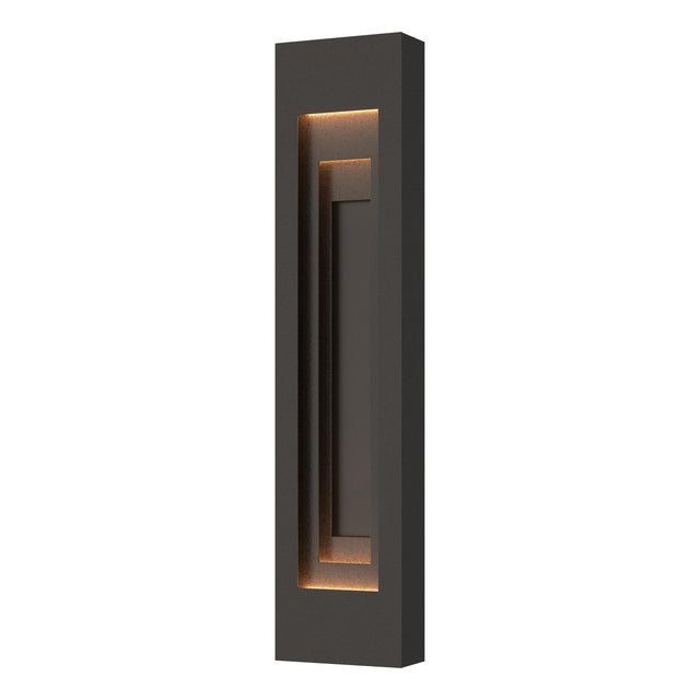 Hubbardton Forge 2023 Coastal Oil Rubbed Bronze Coastal Oil Rubbed Bronze Procession Large Outdoor Sconce