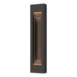 Hubbardton Forge 2023 Coastal Oil Rubbed Bronze Coastal Bronze Procession Large Outdoor Sconce
