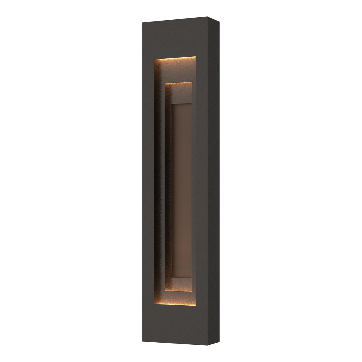 Hubbardton Forge 2023 Coastal Oil Rubbed Bronze Coastal Bronze Procession Large Outdoor Sconce
