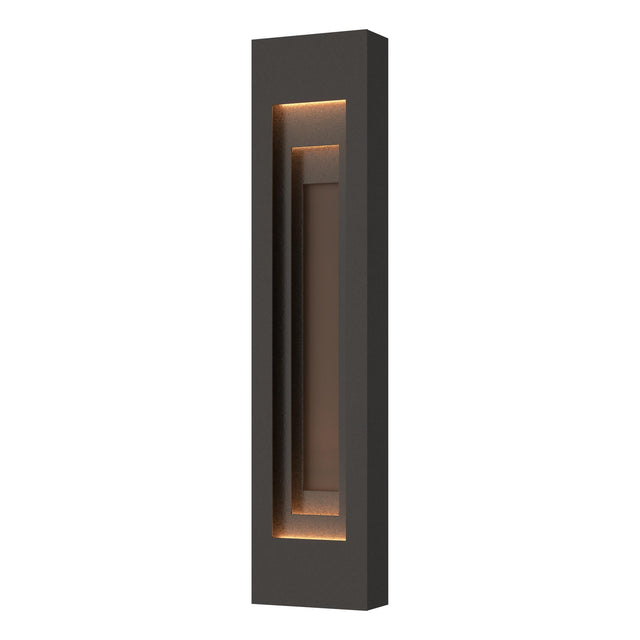 Hubbardton Forge 2023 Coastal Oil Rubbed Bronze Coastal Bronze Procession Large Outdoor Sconce