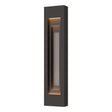 Hubbardton Forge 2023 Coastal Oil Rubbed Bronze Coastal Burnished Steel Procession Large Outdoor Sconce
