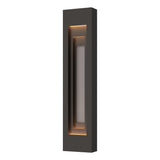 Hubbardton Forge 2023 Coastal Oil Rubbed Bronze Coastal Burnished Steel Procession Large Outdoor Sconce
