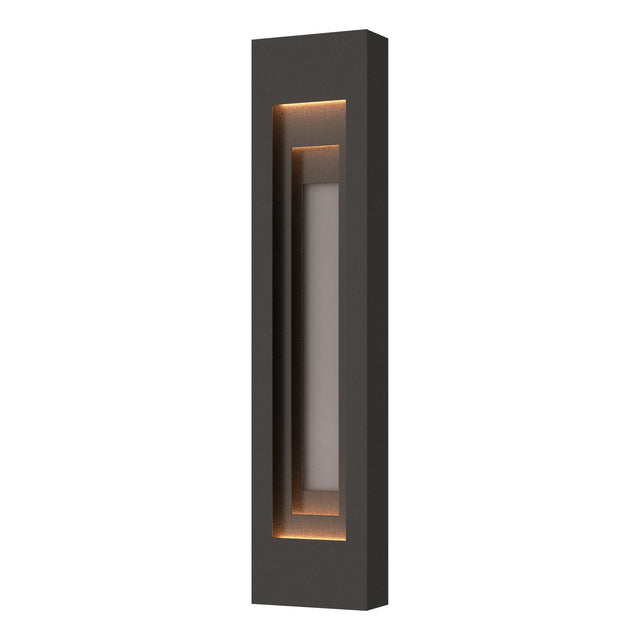 Hubbardton Forge 2023 Coastal Oil Rubbed Bronze Coastal Burnished Steel Procession Large Outdoor Sconce