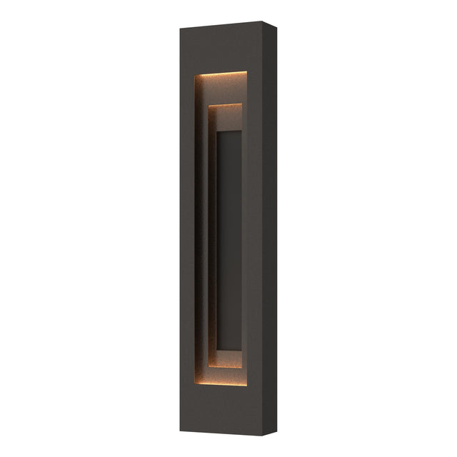 Hubbardton Forge 2023 Coastal Oil Rubbed Bronze Coastal Black Procession Large Outdoor Sconce