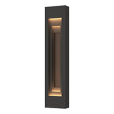 Hubbardton Forge 2023 Coastal Natural Iron Coastal Bronze Procession Large Outdoor Sconce