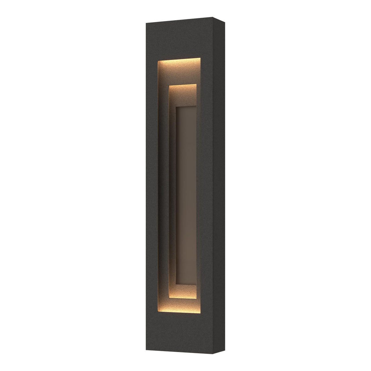 Hubbardton Forge 2023 Coastal Natural Iron Coastal Dark Smoke Procession Large Outdoor Sconce