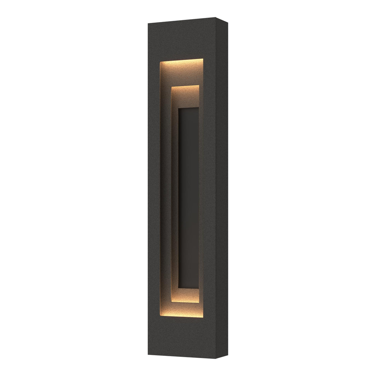 Hubbardton Forge 2023 Coastal Natural Iron Coastal Black Procession Large Outdoor Sconce