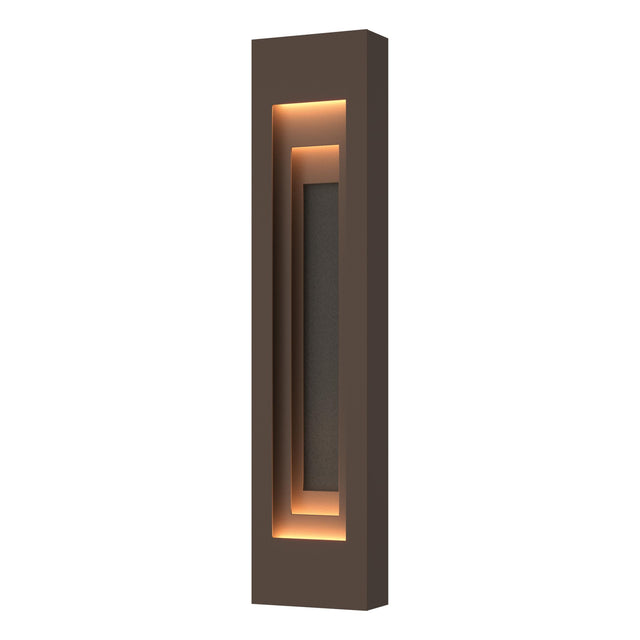Hubbardton Forge 2023 Coastal Bronze Coastal Natural Iron Procession Large Outdoor Sconce
