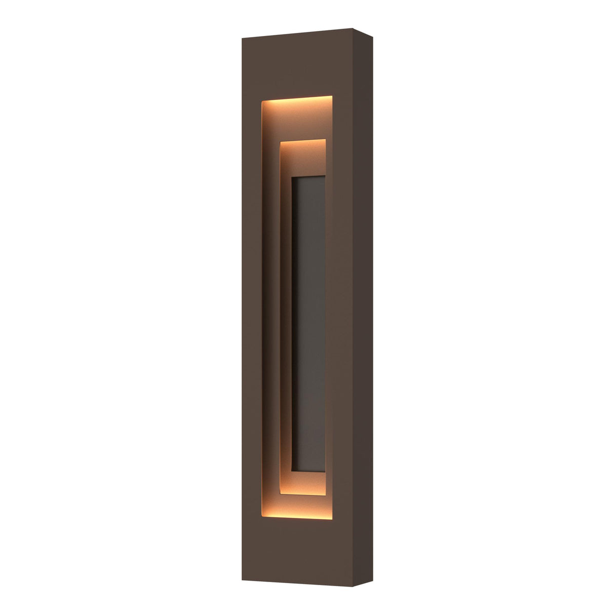 Hubbardton Forge 2023 Coastal Bronze Coastal Oil Rubbed Bronze Procession Large Outdoor Sconce